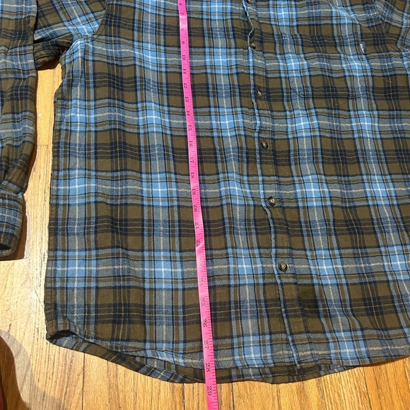 Eddie Bauer Flannel Button Down Men’s XL - Picture 4 of 8
